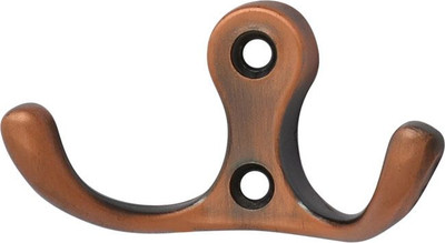 Крючок для одежды Нора-М №9 2-х рож. (старая медь)