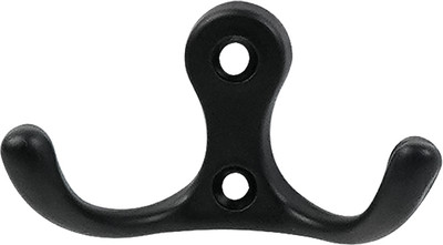 Крючок для одежды Нора-М №9 2-х рож. (черный)