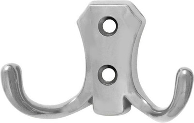 Крючок для одежды Нора-М №10 2-х рож. (хром)