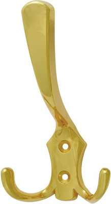 Крючок для одежды Нора-М №10 3-х рож. (золотистый)