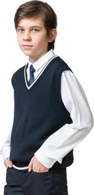 Жилет Polesie Для мальчика / 3С3114-Д43 (р.182,188-100, М, синий)