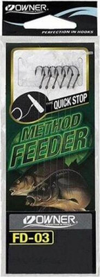 Набор поводков рыболовных Owner FD-03 №8 d0.22мм / 56930-03-08_22 (6шт)