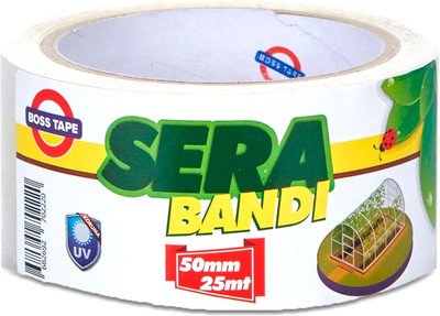Лента для ремонта теплиц Boss Tape 50мм 90мкн / GT50x25 (25м, прозрачный)