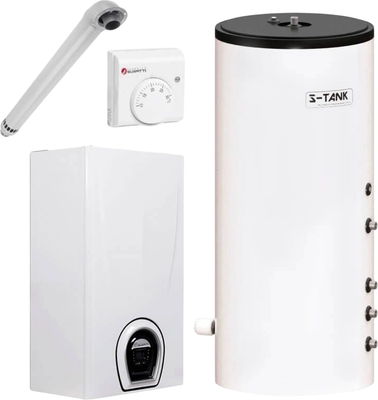 Комплект газового котла с бойлером Federica Bugatti 25 Cond B (с бойлером косвенного нагрева S-Tank BER 150)