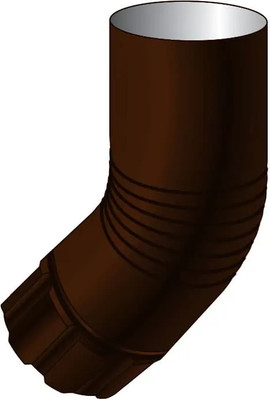 Колено трубы водосточной Скайпрофиль Металлическое D90 (RAL 8017)