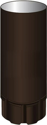 Труба водосточная Скайпрофиль Металлическая 90x3000 (RAL 8019)