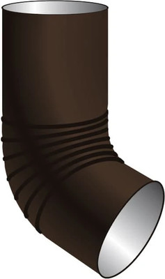 Колено трубы водосточной Скайпрофиль Сливное металлическое D90 (RAL 8019)