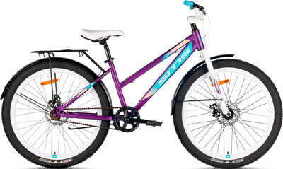Велосипед Sitis Any Regit 1SP 26 2025 (15, Dark Purple/Turquoise/White)