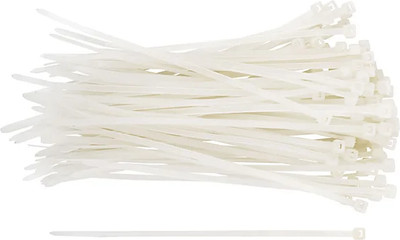 Стяжка для кабеля FIT 3.6х200мм / 60369 (100шт, белый)
