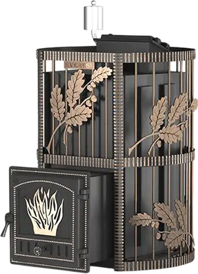 Печь-каменка Везувий Эверест Inox 28 (281) Ковка (AISI 430)