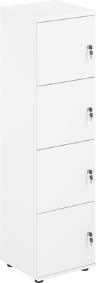 Шкаф Norden 4 ячейки 40х40х148.3 / SG.817.WH.WH (белый/белый)