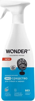 Средство для мытья стекол Wonder LAB для очистки стекол каминов и печей (550мл)