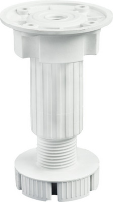 Опора мебельная AKS Кухонная h100 / 69 055 (белый)