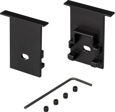 Заглушка для профиля Arlight SL-COMFORT-2542-F BLACK c отверстием / 031783