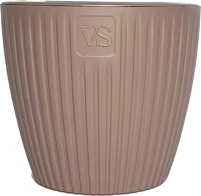 Кашпо VipSet ЭВИ с дренажной системой (3л, инжир)