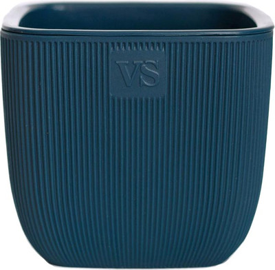 Кашпо VipSet Фабио с дренажной системой (4.7л, синий)