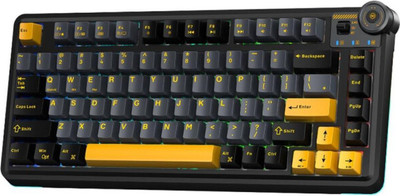 Клавиатура Aula AU75 (черный/темно-синий/оранжевый)