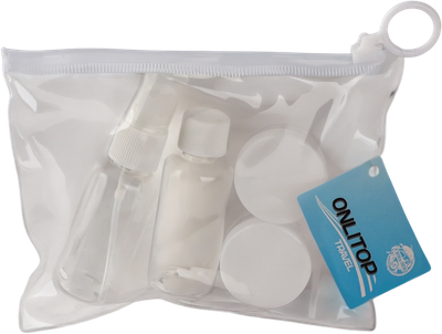 Набор флаконов для косметики Onlytop 4564256 (5шт, белый)