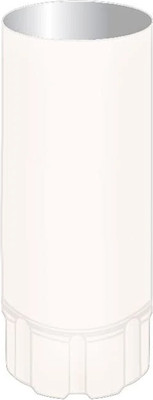 Труба водосточная Скайпрофиль Металлическая 90x3000 (RAL 9003)