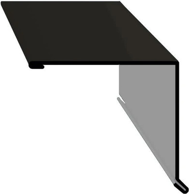 Планка торцевая Скайпрофиль 95 0.5-Пэ Rooftop Matte (СтБархат)-RAL9005 (2м)