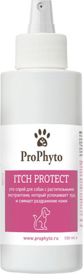 Средство для ухода за кожей животных ProPhyto Itch Protect / PP91100266 (100мл)