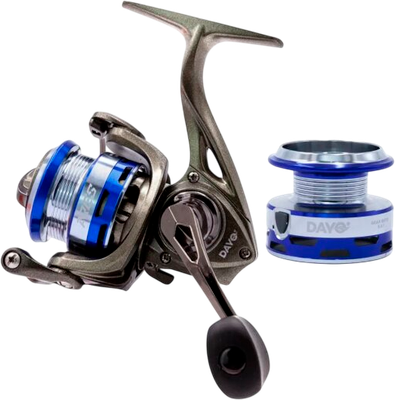 Катушка безынерционная Dayo Ares 900 5.0:1 3+1ВВ Max Drag 3kg / 14063 (низкопрофильная)