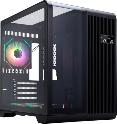Корпус для компьютера 1stPlayer RT5 / RT5-BK-2FC7R-1FC7 (черный, без БП)