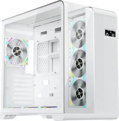 Корпус для компьютера 1stPlayer RT7 / RT7-WH-3FC7R-W-1FC7-W (белый, без БП)
