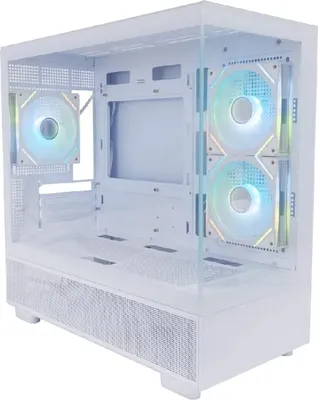 Корпус для компьютера 1stPlayer Mi5 / Mi5-WH-2FC7R-W-1FC7-W (белый, без БП)