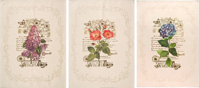 Набор полотенец Pole Kvetak (Беларускі лён) 46x60 24С112-ШР/рп/фкор/к. (1 Муза-3 мини 184/сорт1)