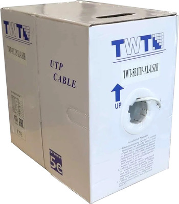 Кабель TwT TWT-5EUTP-XL-LSZH (305м, белый)
