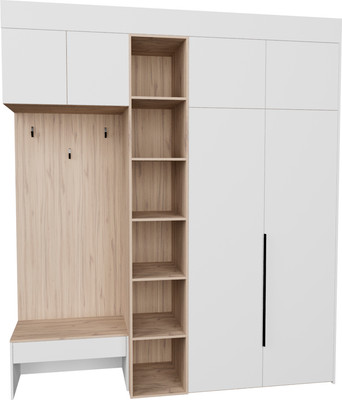 Секция в прихожую Рэйгрупп Рэй P262-B6-1-EBE В6-1 (дуб элисон/белый премиум)