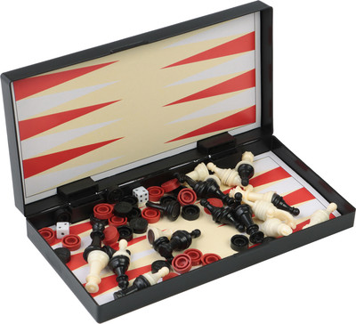 Набор настольных игр Sima-Land Зов: нарды, шахматы, шашки, магнитная доска / 2590527