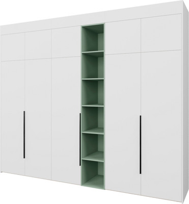 Шкаф Рэйгрупп Рэй S262-В14-1-EBZ В14-1 (дуб элисон/белый премиум/зеленый самшит)