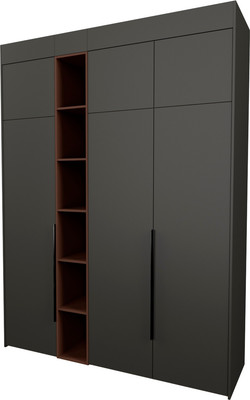 Шкаф Рэйгрупп Рэй S262-В7-2-WKL В7-2 (дуб веллингтон/кобальт/античная латунь)