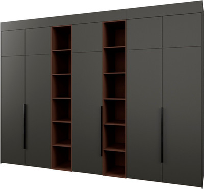 Шкаф Рэйгрупп Рэй S262-В17-1-WKL В17-1 (дуб веллингтон/кобальт/античная латунь)