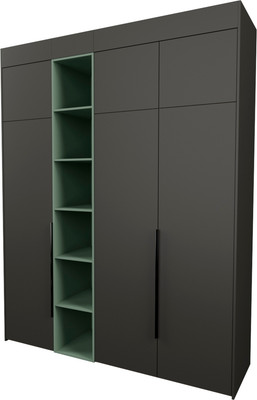 Шкаф Рэйгрупп Рэй S262-В8-1-WKZ В8-1 (дуб веллингтон/кобальт/зеленый самшит)