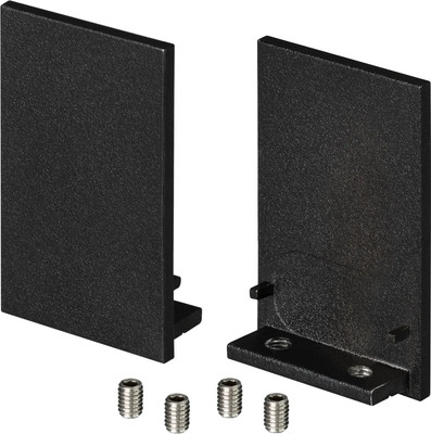 Комплект заглушек для шинопровода Arlight MAG-CAP-2538 BK / 046825