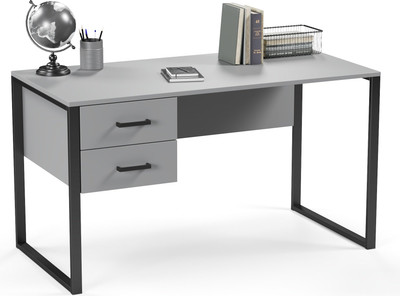 Письменный стол Soma Slava 135x66 (серый/черный)