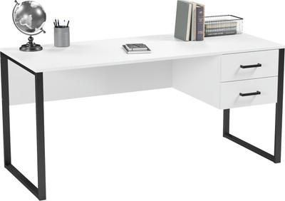 Письменный стол Soma Slava 160x66 (белый/черный)