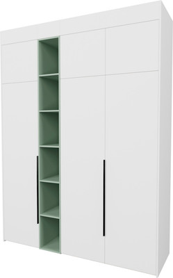 Шкаф Рэйгрупп Рэй S274-В7-1-EBZ В7-1 (дуб элисон/белый премиум/зеленый самшит)