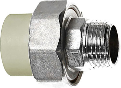 Соединитель Aquapipe 20х3/4 (с наружной резьбой)