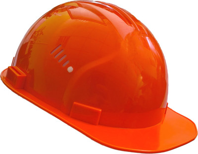Защитная строительная каска ПРОФИ С храповиком  (оранжевый)