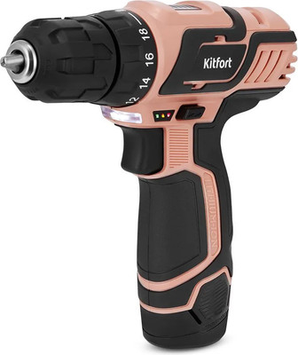 Аккумуляторная дрель-шуруповерт Kitfort КТ-6493