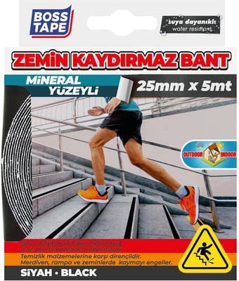 Скотч противоскользящий Boss Tape Для ступеней 25мм / AST25x5 (5м, черный)
