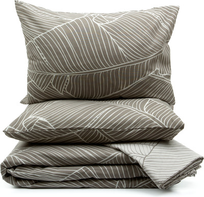 Комплект постельного белья Блакiт Сатин Евро 50х70 / 4251/1 624209/624308 (Foliage)