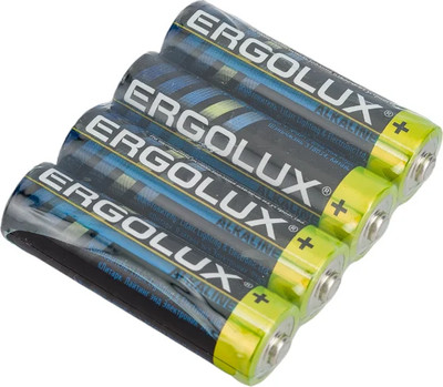 Комплект батареек Ergolux Alkaline LR6 SR4 / 14282 (1.5В)