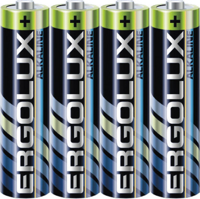 Комплект батареек Ergolux Alkaline LR03 SR4 / 14281 (1.5В)
