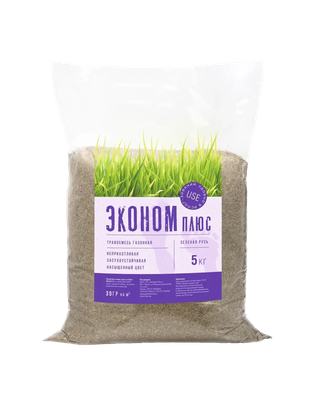 Семена газонной травы Зеленая Русь ЭкономПлюс (5кг)