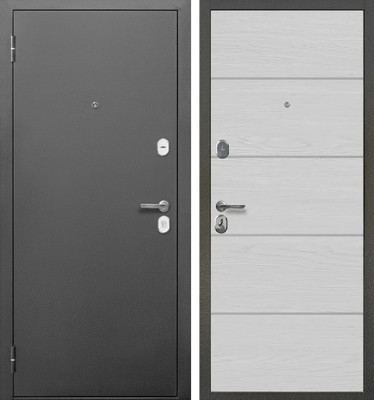 Входная дверь Guard МСТ-2 96x205 левая (антик серебро/акация)